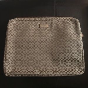 Coach laptop sleeve